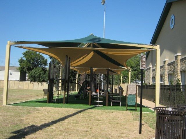 Multi-Level, Multi-Panel Shade Structures