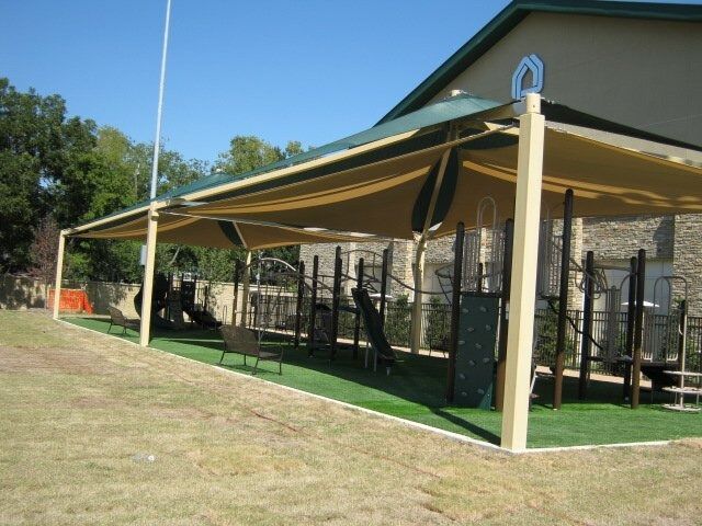 Multi-Level, Multi-Panel Shade Structures