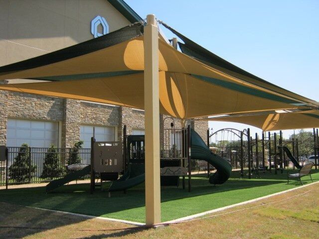 Multi-Level, Multi-Panel Shade Structures