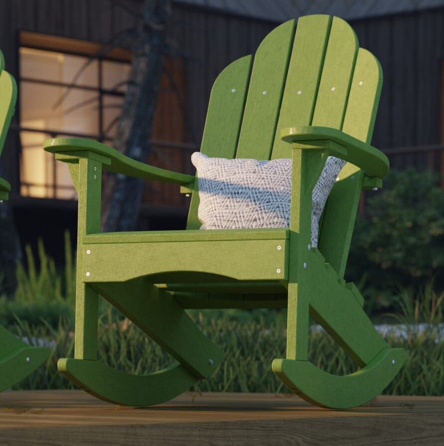 Classic Adirondack Rocking Chair