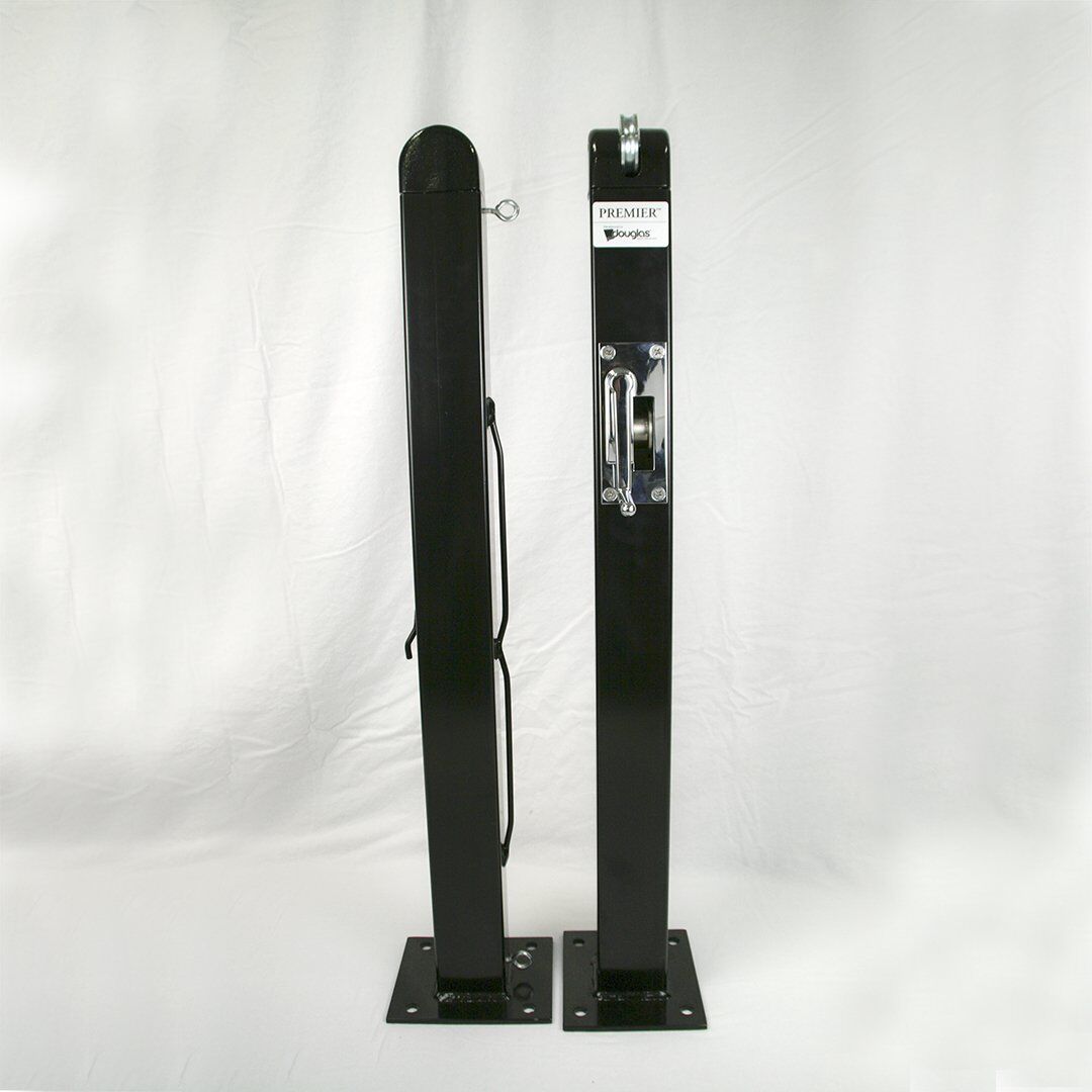 Premier Surface Mount Pickleball Posts, 3" Square x 36" Tall