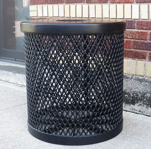 Round One-Piece Receptacle with Liner (Lid Sold Separately)