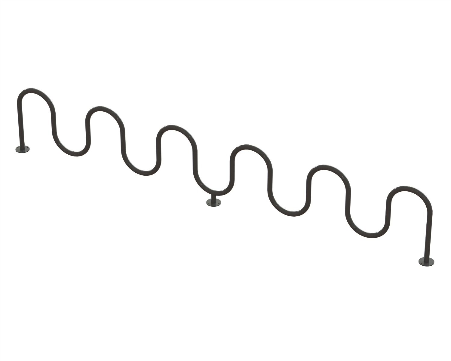 Challenger Plus Loop Style Bike Rack, Powder Coated
