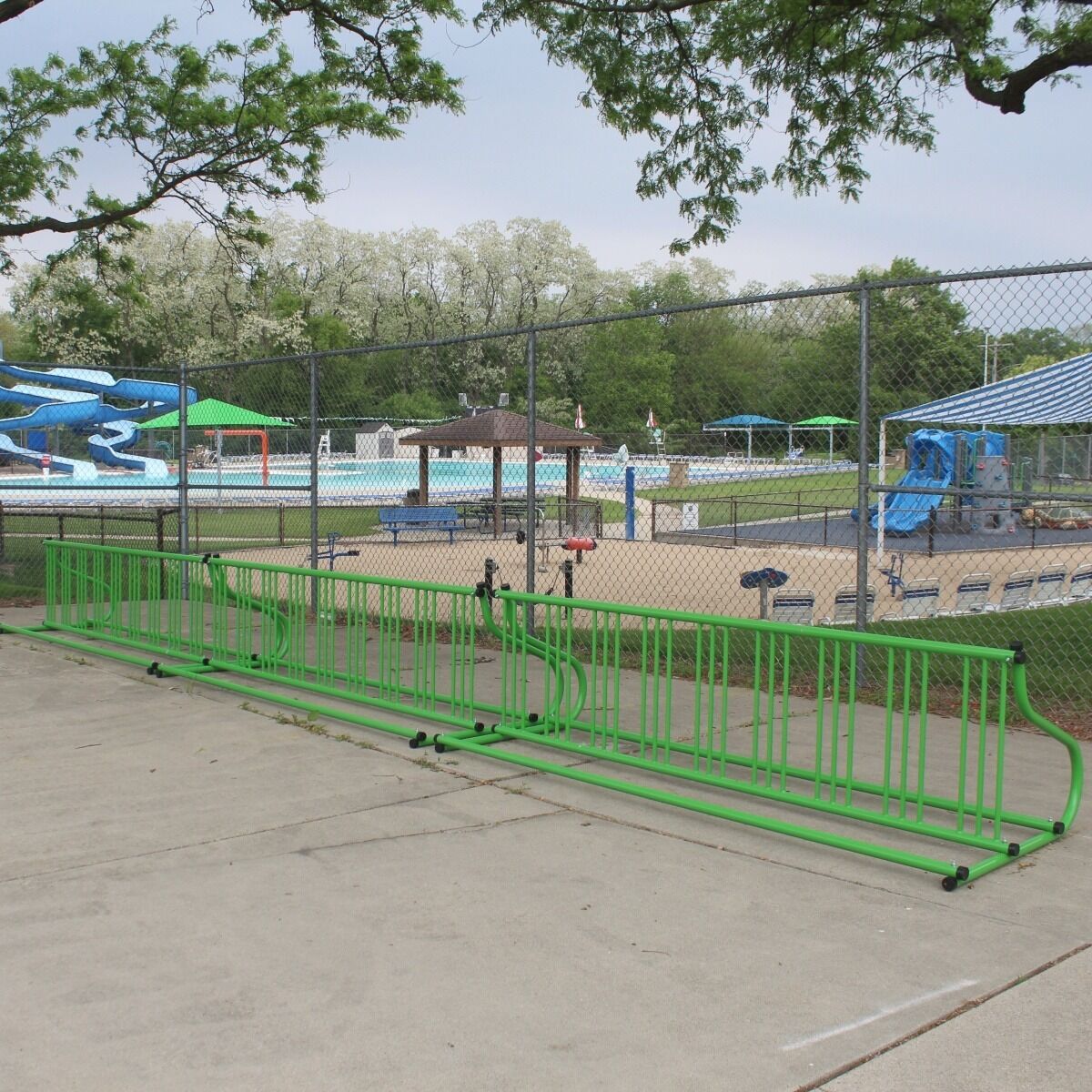 Gridrac Gate Style Bike Rack, Powder Coated