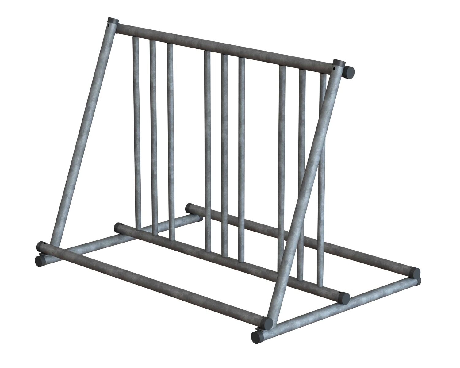Grand Stand Gate Style Bike Rack, 6 Bike Capacity, Powder Coated