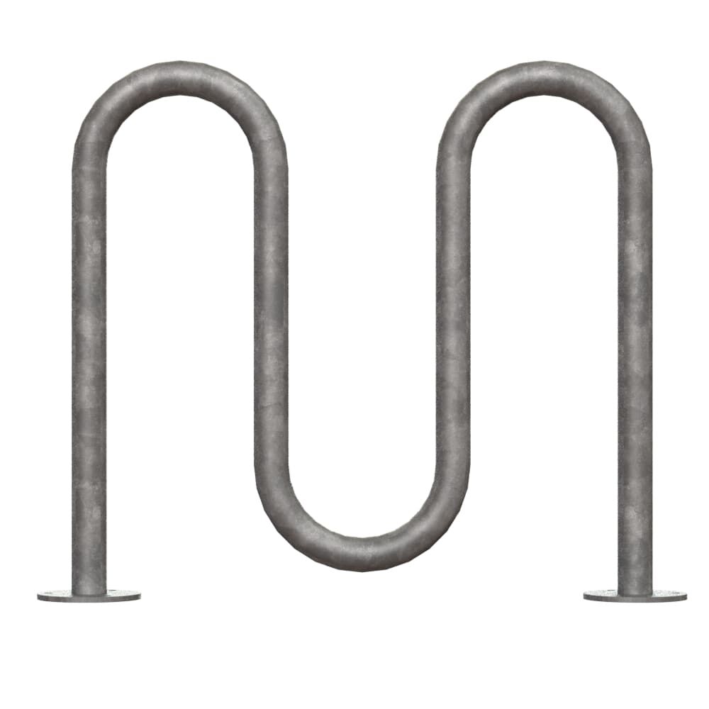 Heavy Duty Challenger Loop Style Bike Rack, Stainless Steel