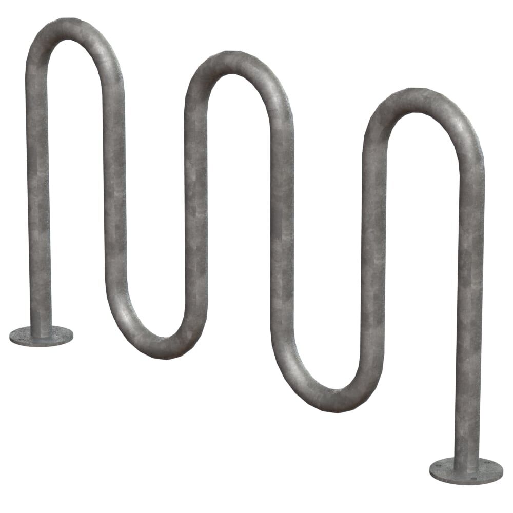 Heavy Duty Challenger Loop Style Bike Rack, Stainless Steel