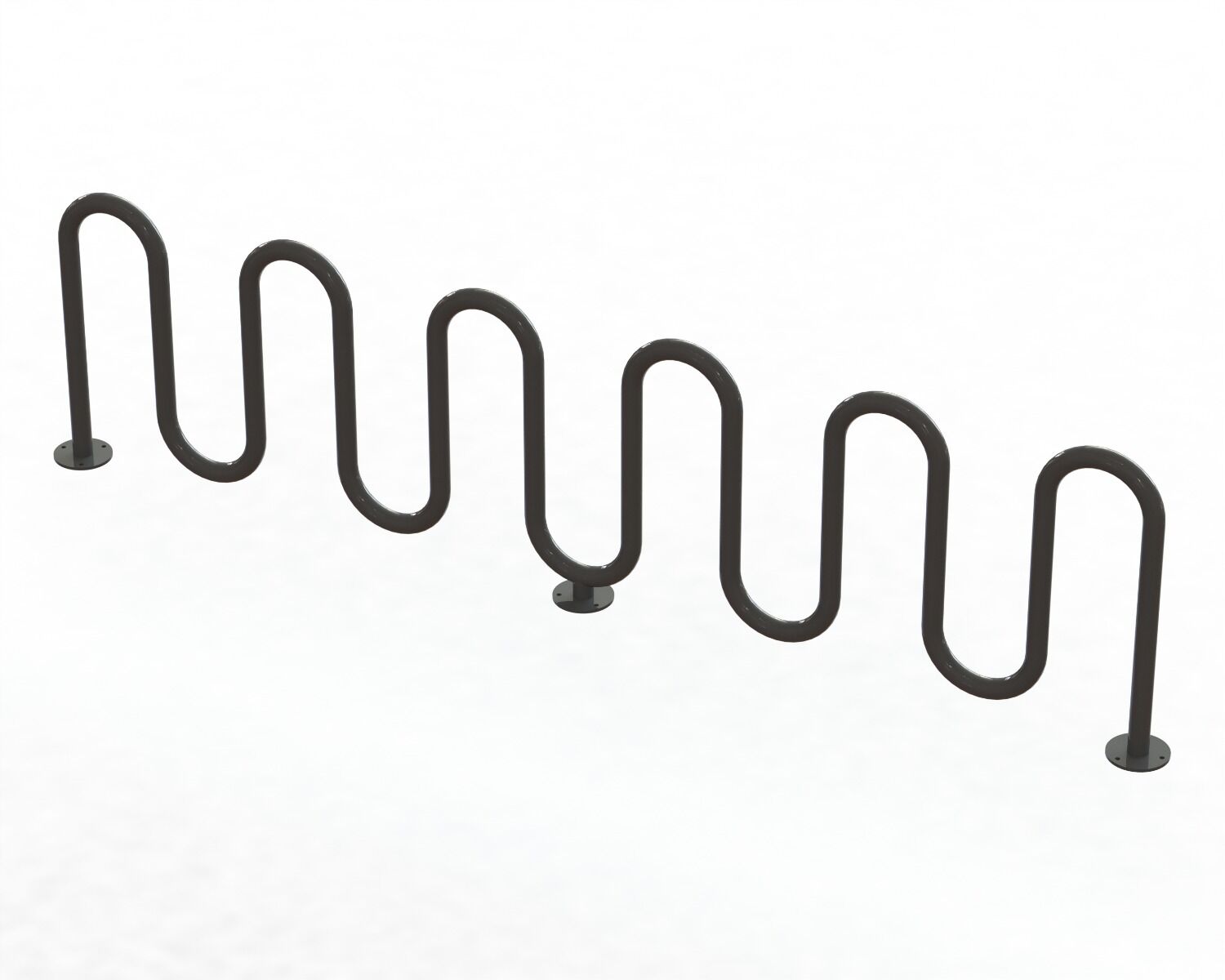 Heavy Duty Challenger Loop Style Bike Rack, Powder Coated