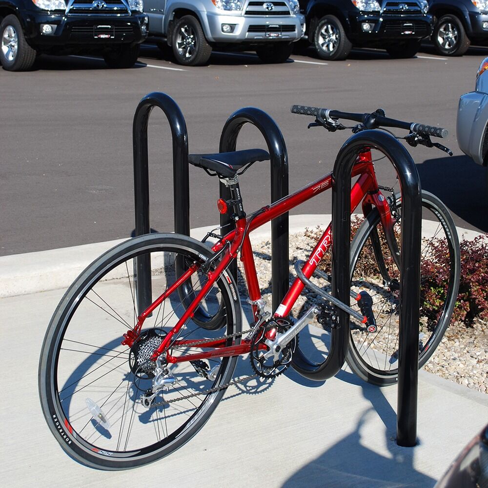 Heavy Duty Challenger Loop Style Bike Rack, Stainless Steel