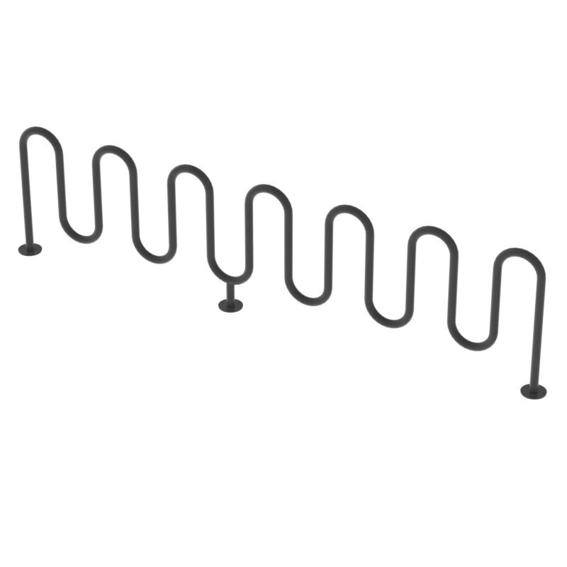 Heavy Duty Winder Loop Style Bike Rack, Powder Coated
