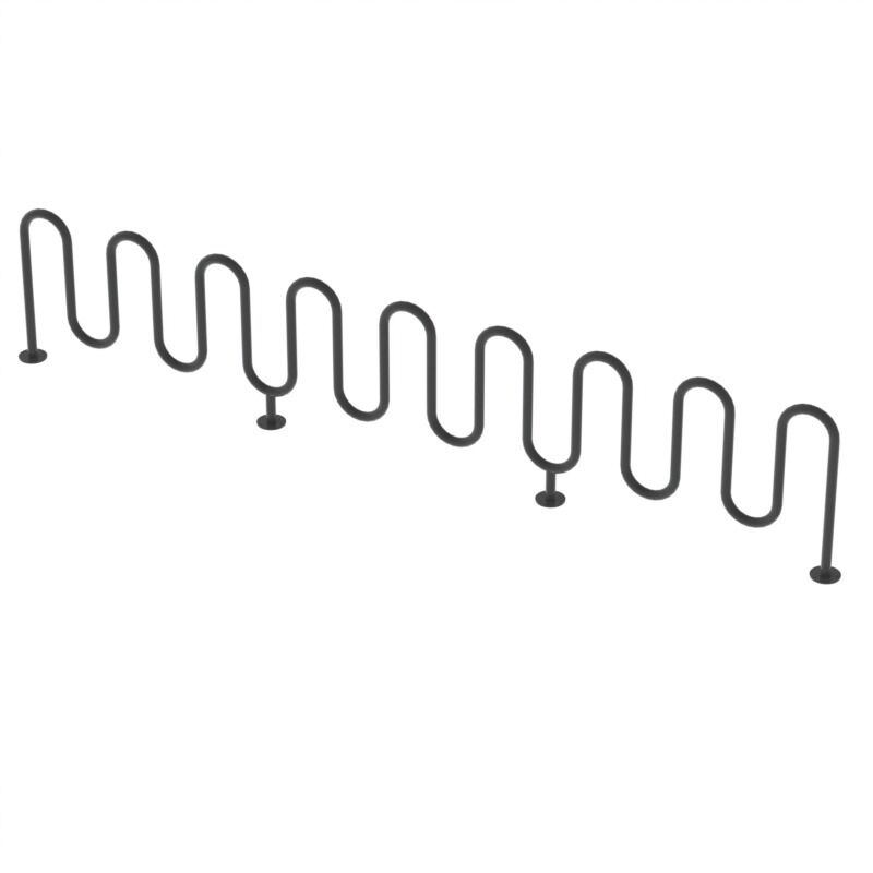 Heavy Duty Winder Loop Style Bike Rack, Powder Coated