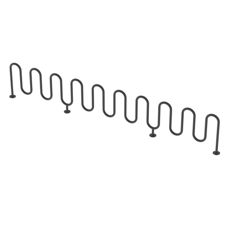 Heavy Duty Winder Loop Style Bike Rack, Powder Coated