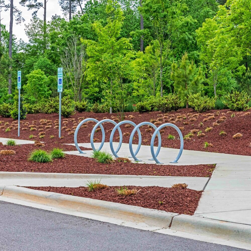 Orion Style Bike Rack, 2 Bike Capacity, Galvanized