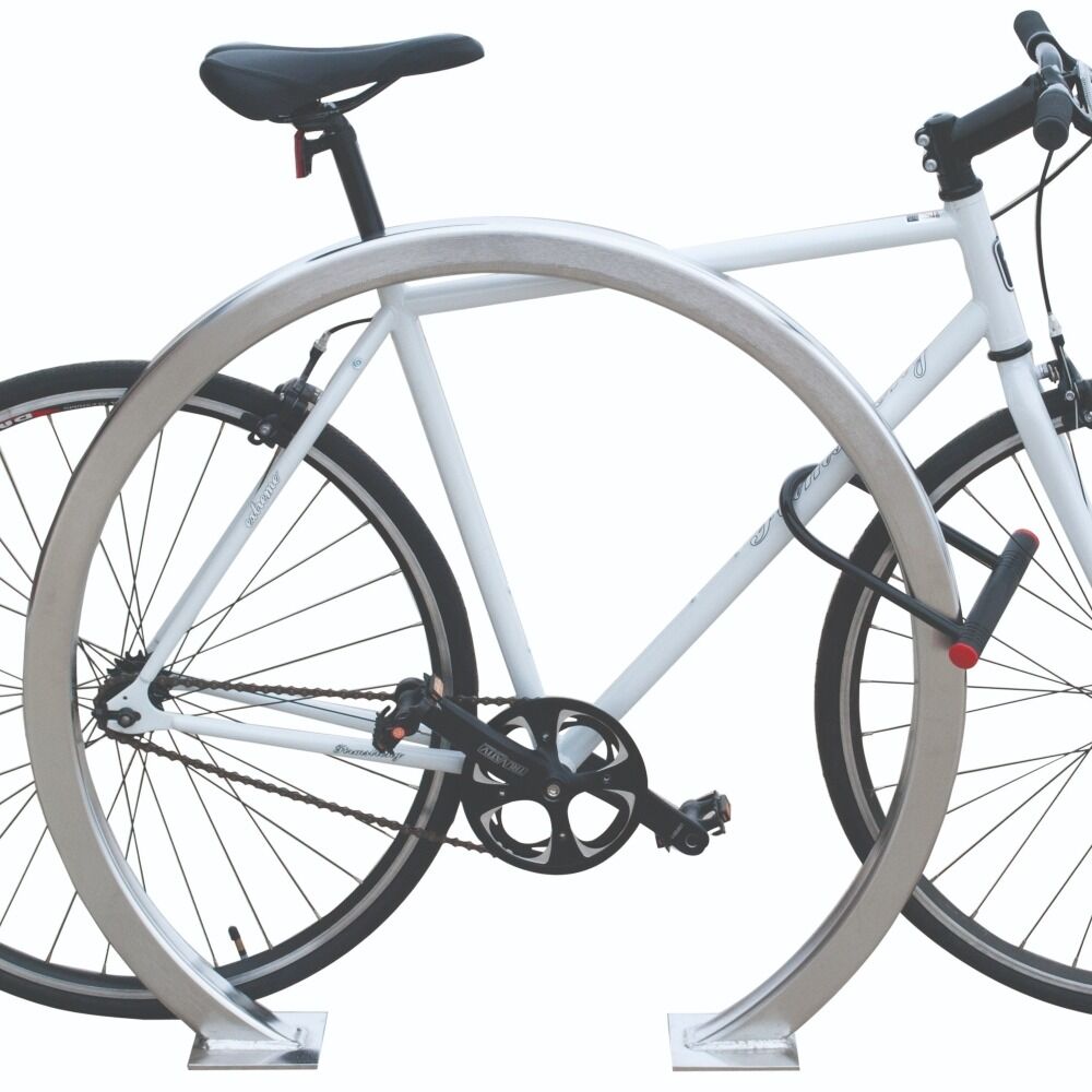 Orion Style Bike Rack, 2 Bike Capacity, Galvanized