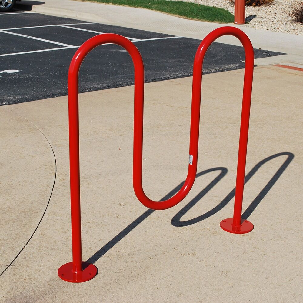 Winder Plus Loop Style Bike Rack, Powder Coated