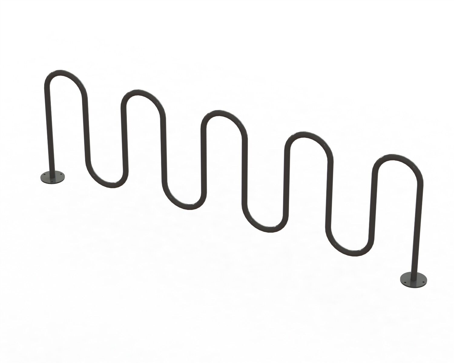 Winder Plus Loop Style Bike Rack, Powder Coated
