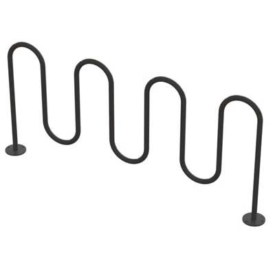 Winder Plus Loop Style Bike Rack, Powder Coated