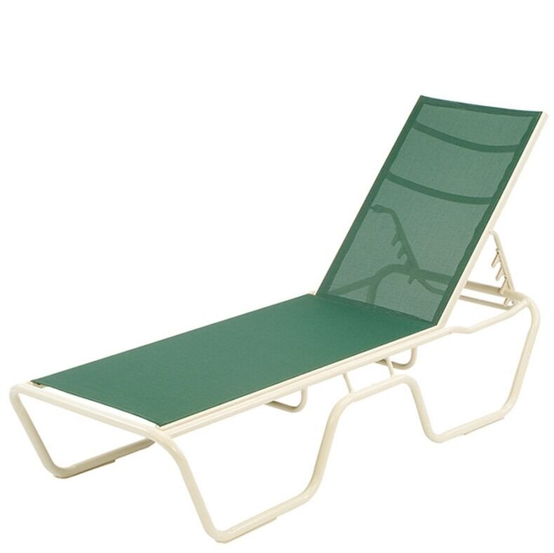 Neptune 20" Sling Armless Chaise Lounge
