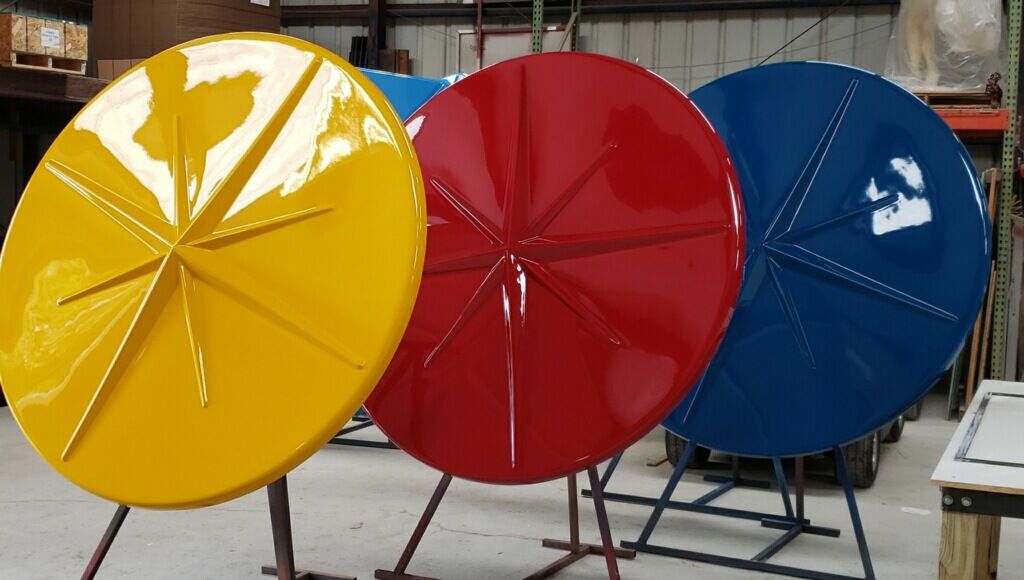 Starburst Round Fiberglass Umbrella