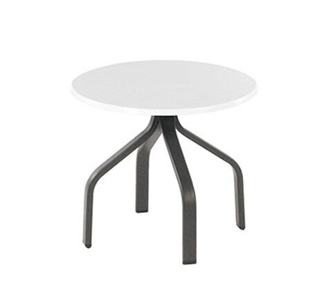 18" Round Fiberglass Top Side Table, 18 Series Base