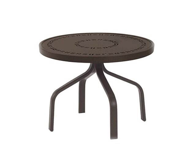 Round Mayan Top Side Tables, Non-Stackable