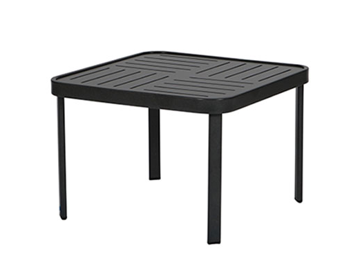 24" Square Napa Top Side Table, Stackable