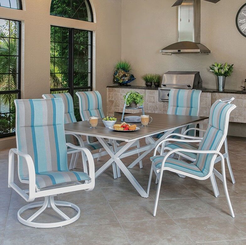 Sonata Sling High Back Dining Arm Chair