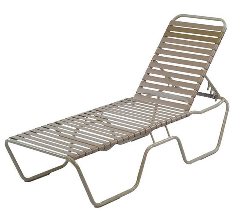 Country Club Aruba 14" Single Strap Chaise Lounge, Without Arms