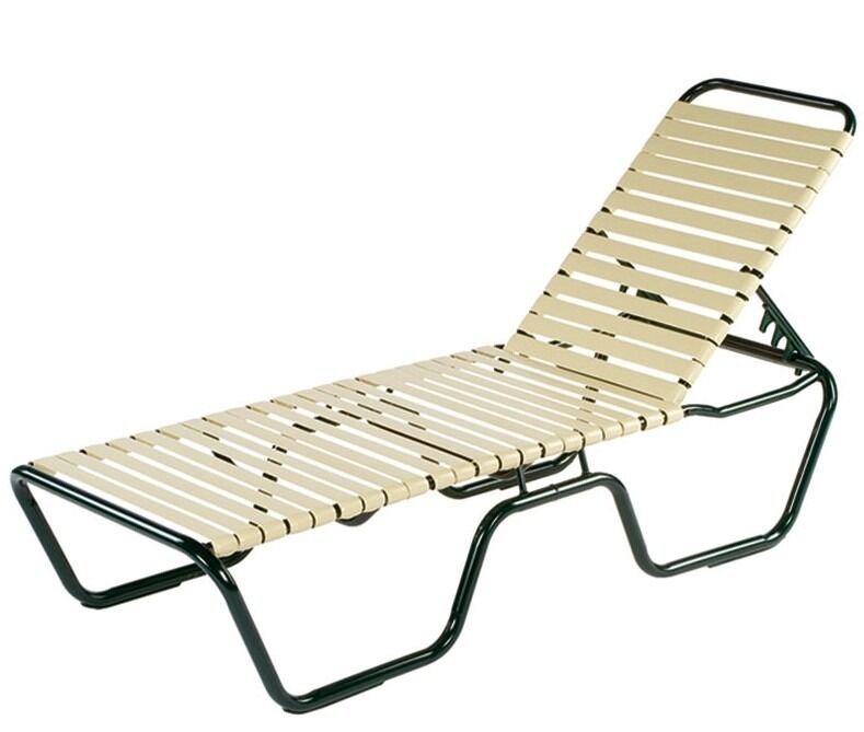Neptune 16" Single Strap Chaise Lounge, Without Arms