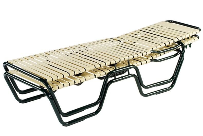 Neptune 16" Single Strap Chaise Lounge, Without Arms
