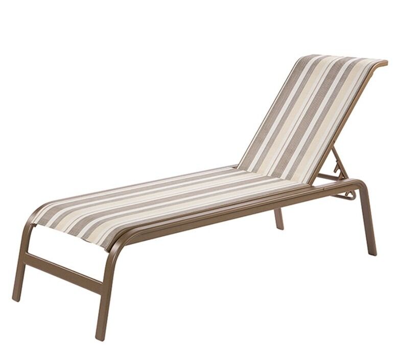 Anna Maria 16" Sling Chaise Lounge, Without Arms