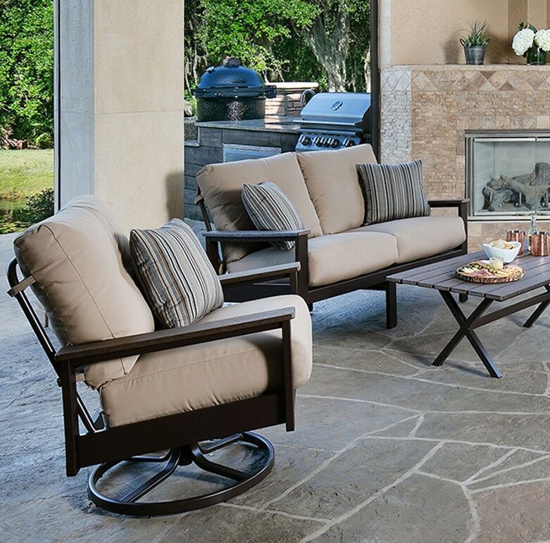 Kingston Deep Seating Cushion Swivel Rocker