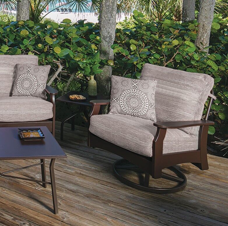 Covina Deep Seating Cushion Swivel Rocker