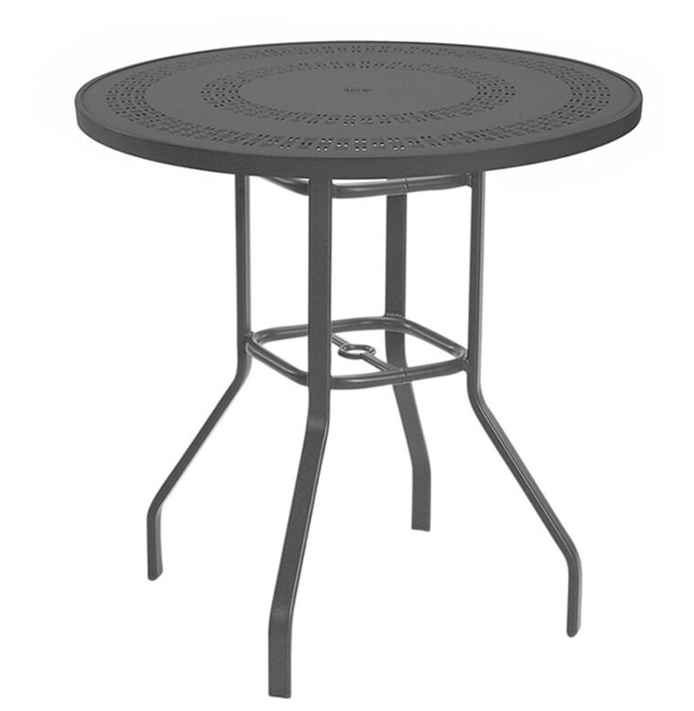 Round Mayan Top Balcony Tables, With Umbrella Hole