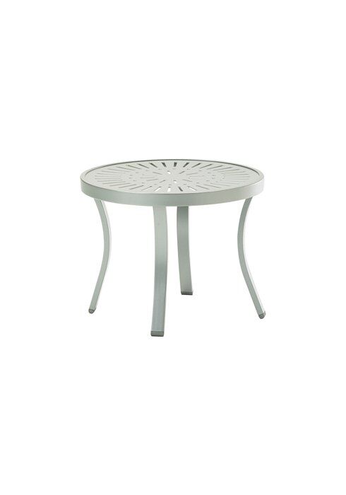 La'Stratta Patterned Aluminum Tea Tables
