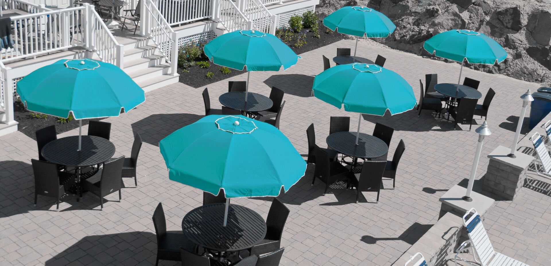 Catalina Modern Fiberglass Patio Umbrella