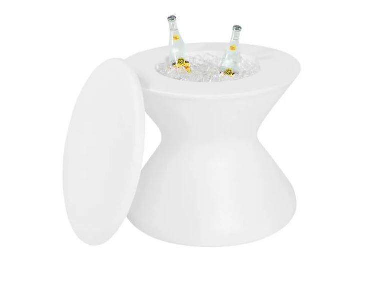 Signature Tall Ice Bin Side Table Lid