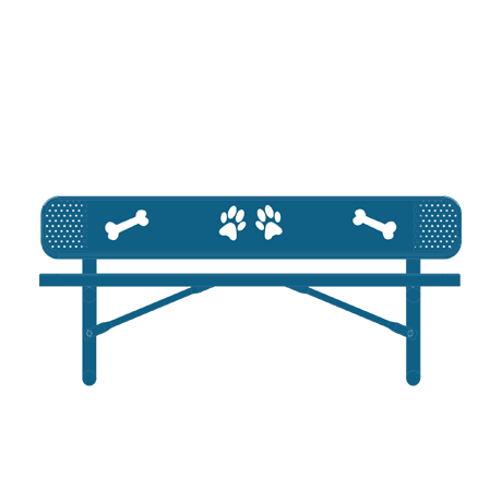 Dog Themed Bench
