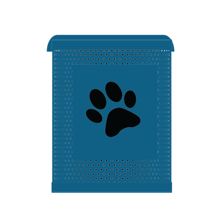 Dog Park Trash Receptacle