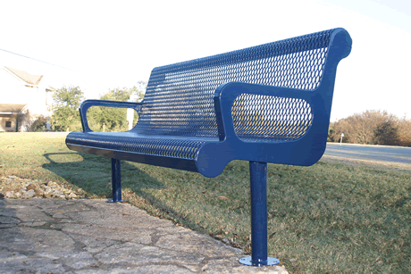 Rivendale Contour Bench with Back and Arm