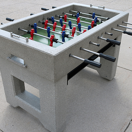 Concrete Foosball Table