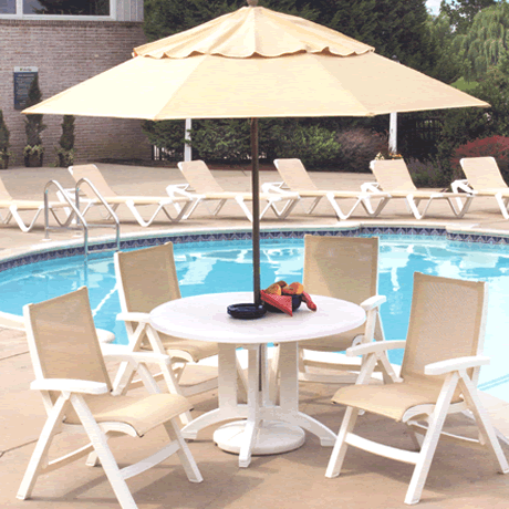 Jamaica Beach Midback Folding Sling Chair