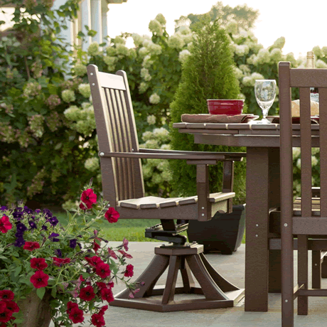 Classic Swivel Dining Arm Chair