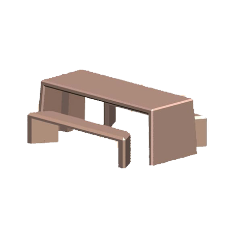 UT Series Concrete Monster Table