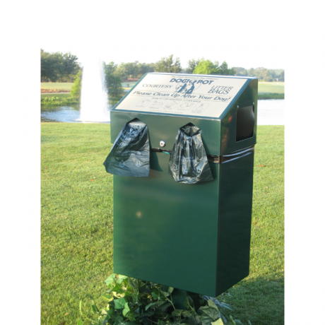 Dogvalet Aluminum Bag Dispenser / Waste Container