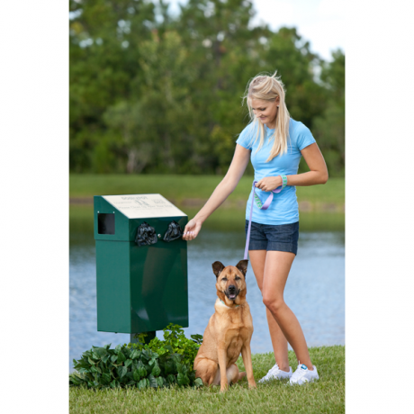 Dogvalet Aluminum Bag Dispenser / Waste Container