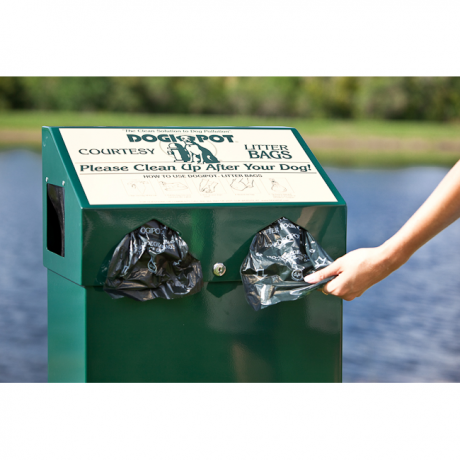 Dogvalet Aluminum Bag Dispenser / Waste Container