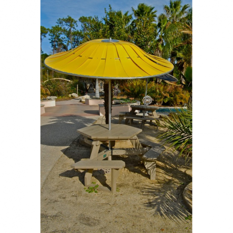 The 701 Aluminum Solid Vane Umbrella