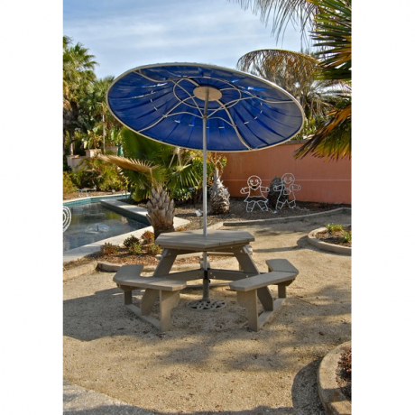 The 701 Aluminum Solid Vane Umbrella