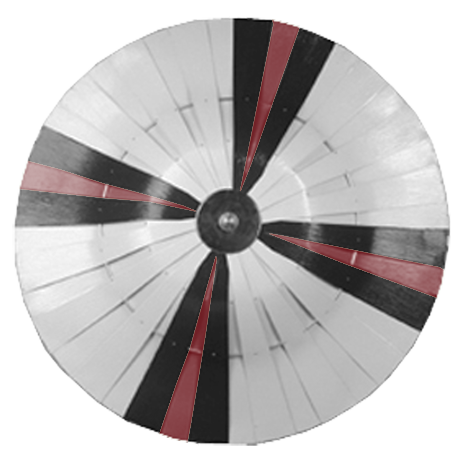 The 701 Aluminum Designer Vane Umbrella